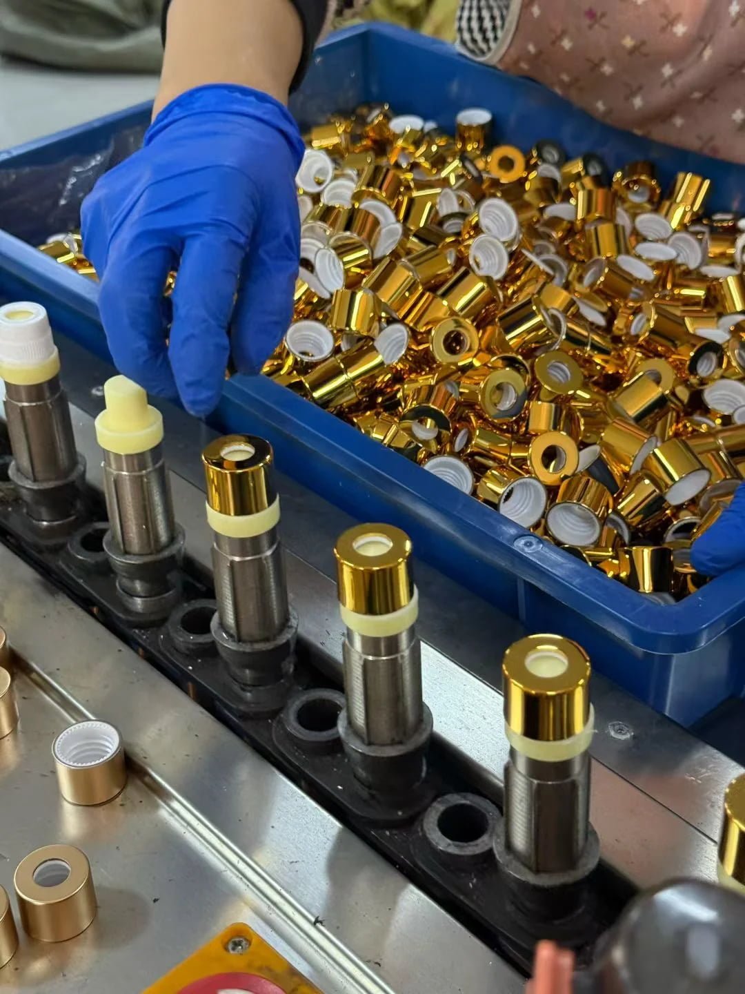 Luxury glass perfume bottle collection