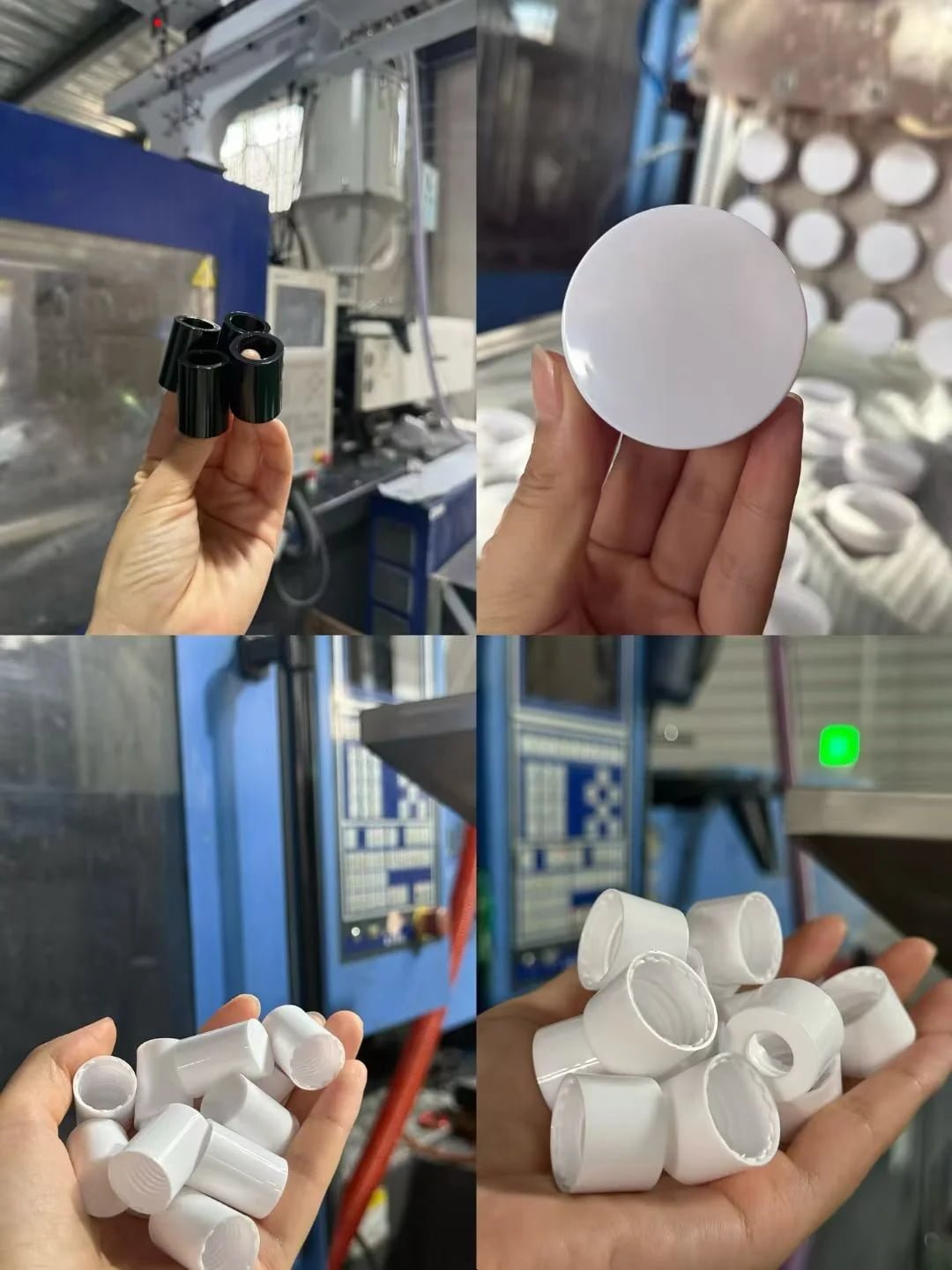 Crystal white glass lotion bottle