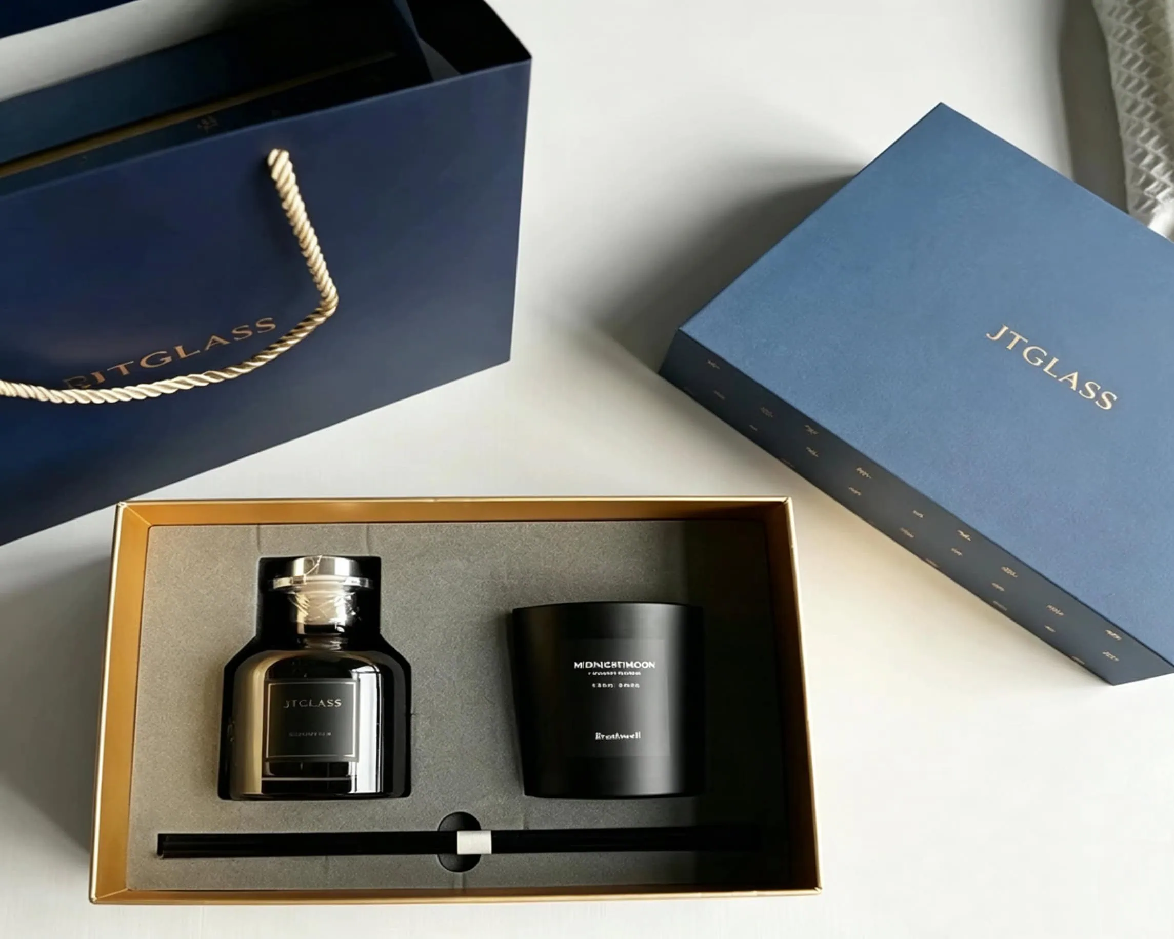 Jingteglass premium glass aroma bottle collection - custom perfume and diffuser packaging supplier