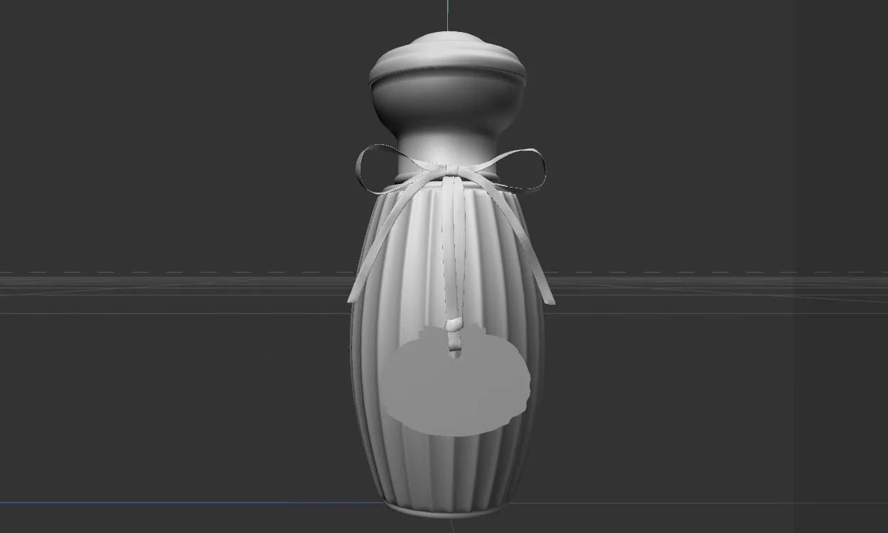 Custom glass perfume bottle 3D CAD design and 2D technical drawing service for OEM fragrance packaging -- luxury bottle manufacturer