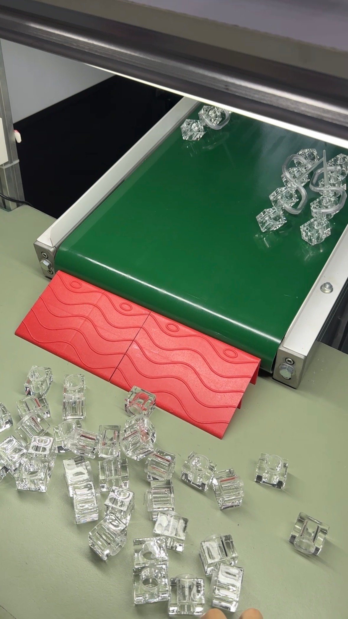 Rose gold PVD coated collar and ferrule components