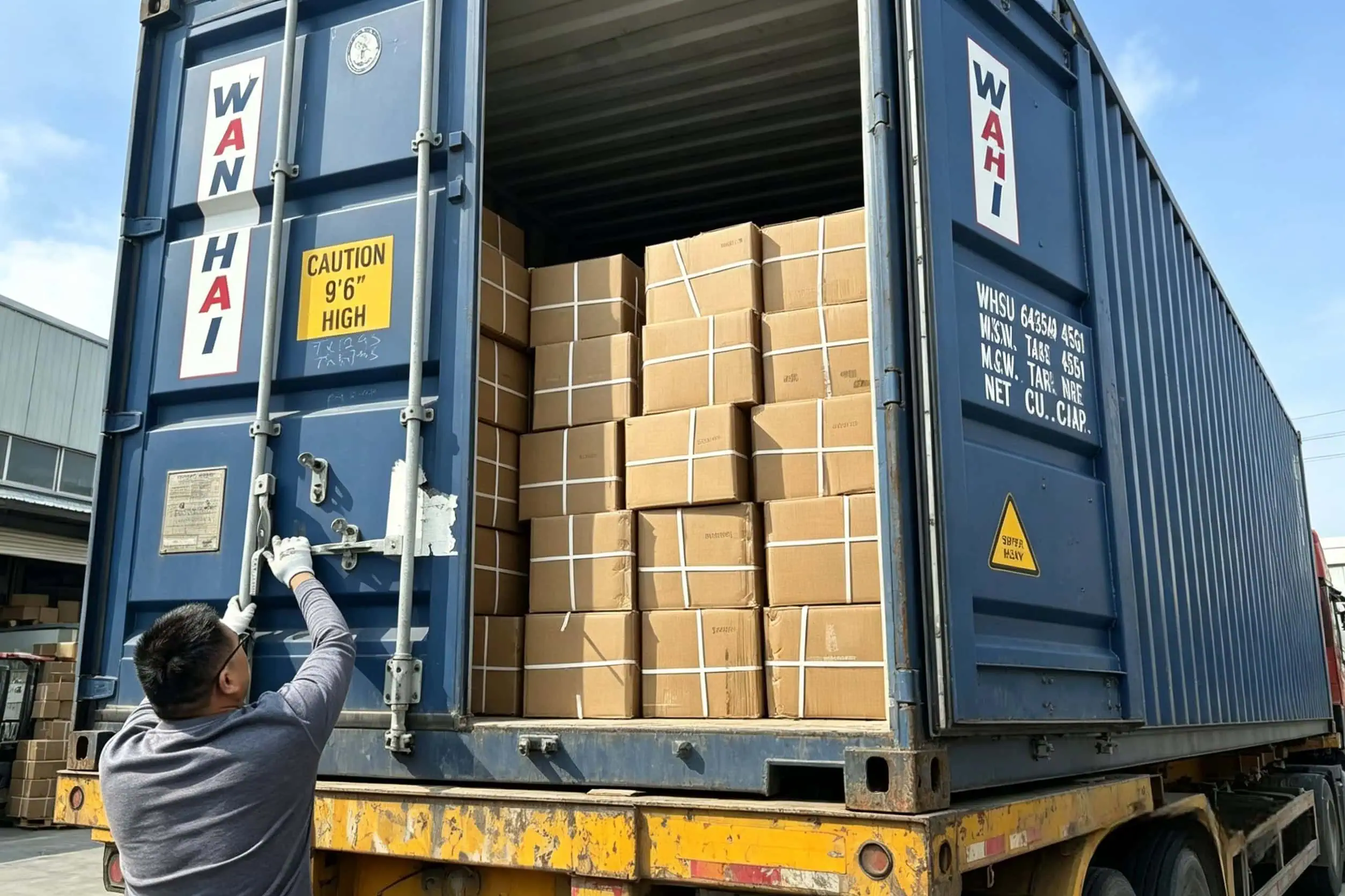 50ml luxury perfume bottles packed for sea freight to France