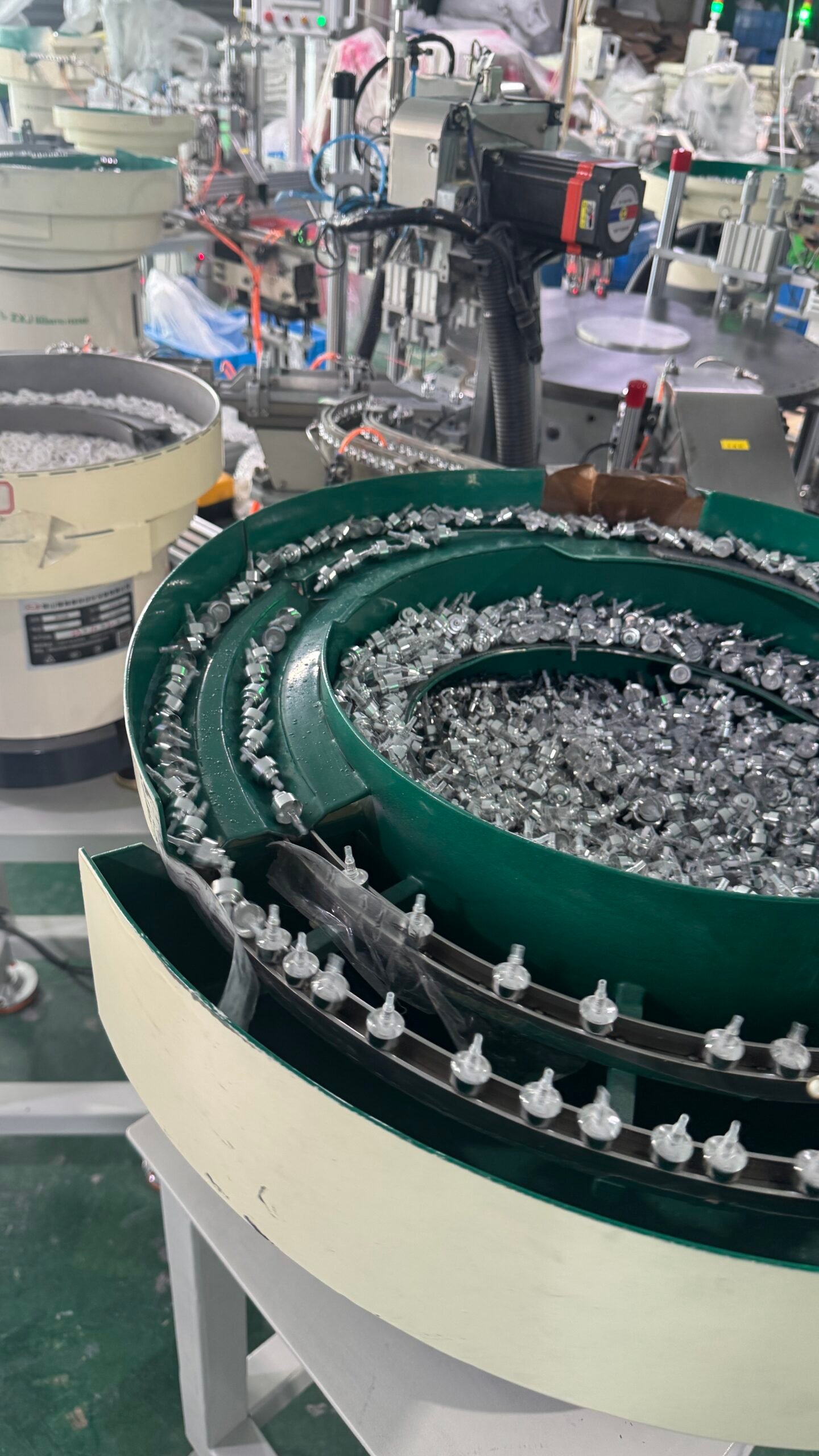 glass perfume bottle collar accessories -- CNC-turned wood and metal collar components