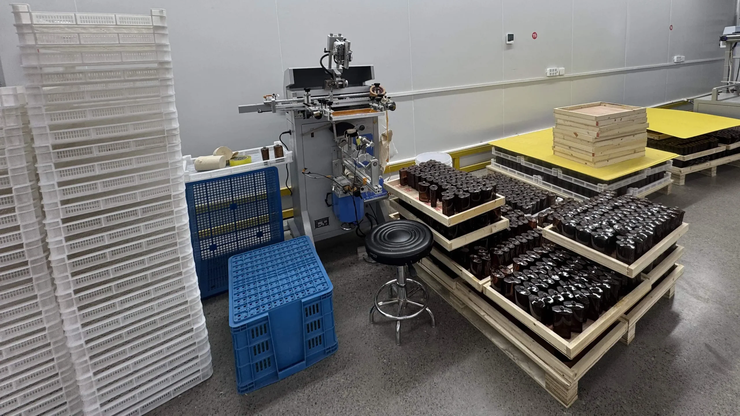 Custom perfume bottle silk screen machine