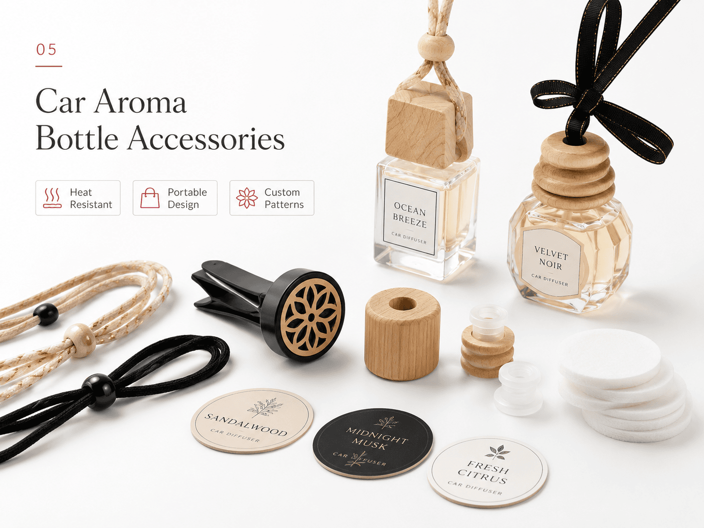 Car Aroma Bottles Collection