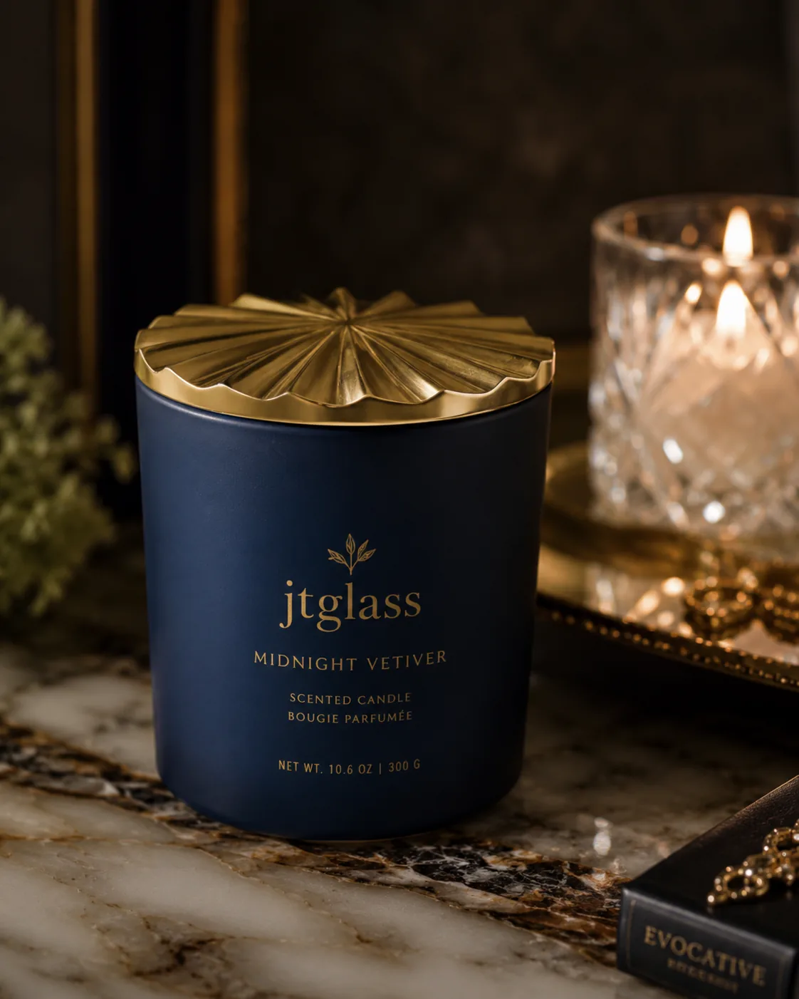 Candle Jars with Custom Lids