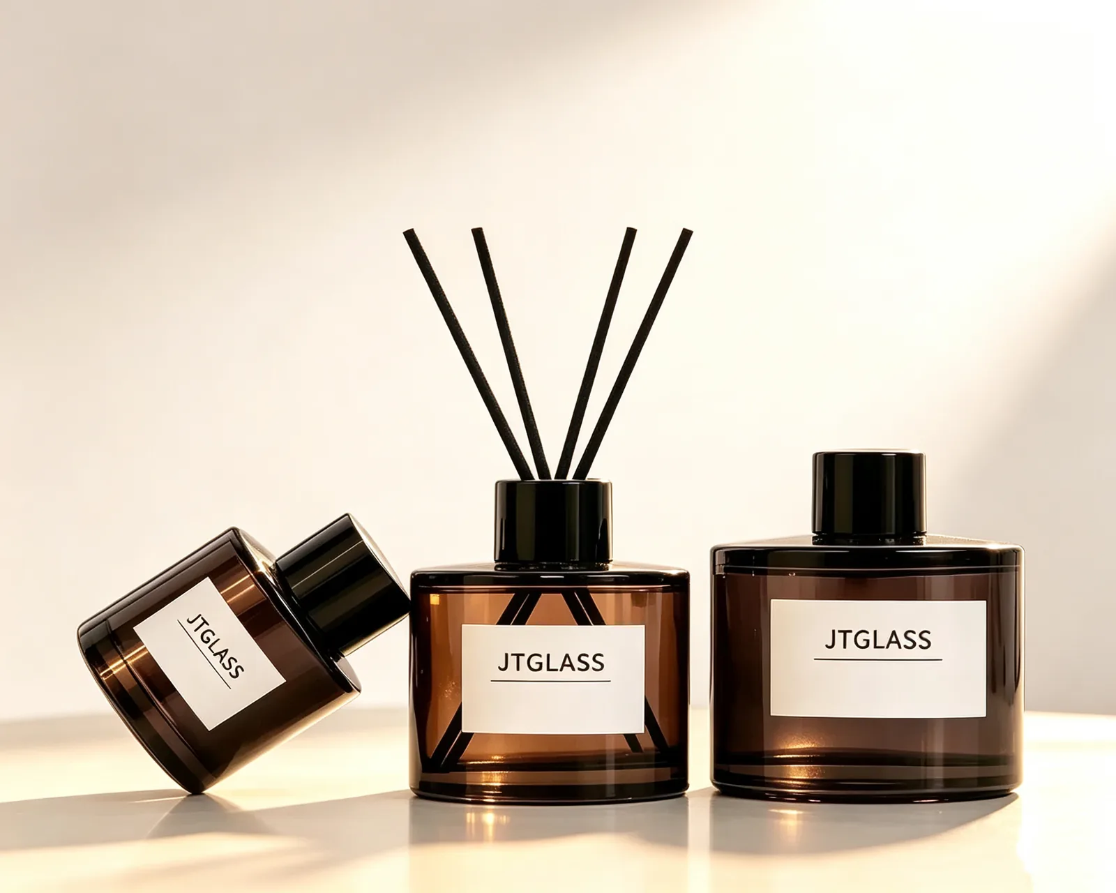 Amber reed diffuser bottles wholesale